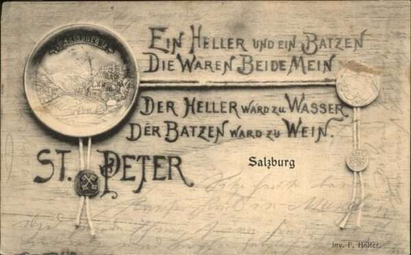Salzburg Oesterreich St Peter Wein