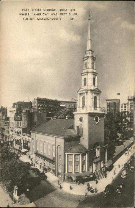 Boston Massachusetts Park Street Church