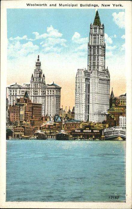 New York City Woolworth
Municipal Buildings