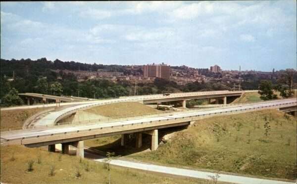 Philadelphia Pennsylvania Double Overpass