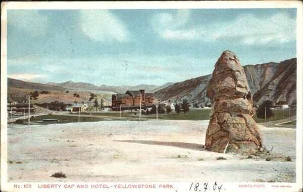 Yellowstone National Park Liberty Cap