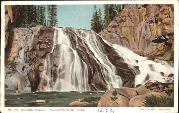 Yellowstone National Park Gibbon Falls