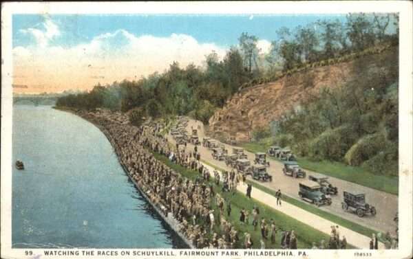 Philadelphia Pennsylvania Races on Schuylkill Fairmont Park