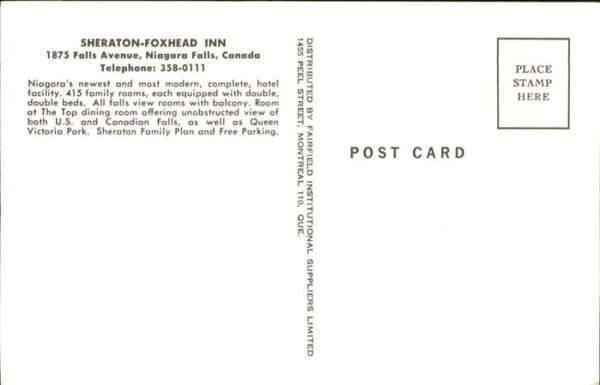 Niagara Falls Ontario Sheraton Foxhead Inn – Bild 2