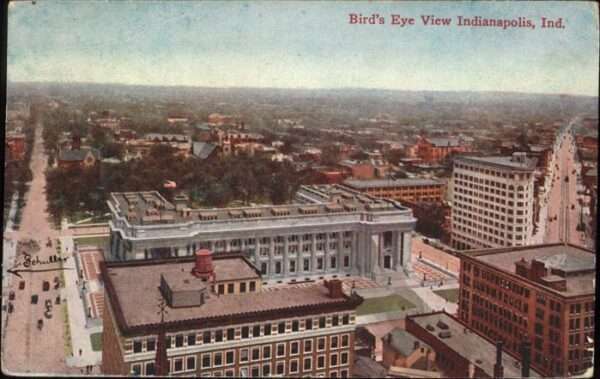 Indianapolis Bird`s Eye View