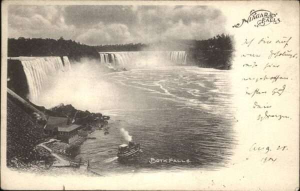 Niagara Falls New York Both Falls