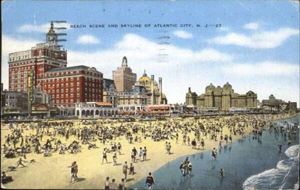 Atlantic City New Jersey Beach Scene
Skyline