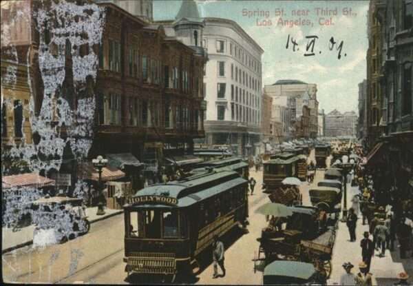 Los Angeles California Spring St. near Third Street
