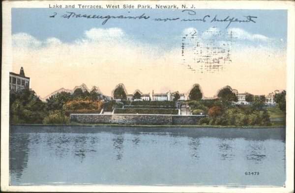 Newark New Jersey Lake and Terraces