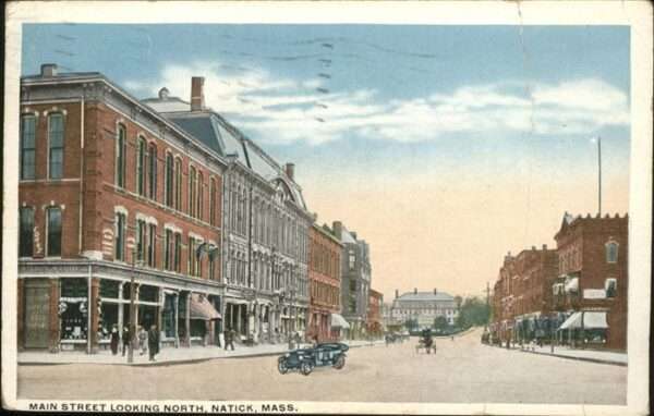 Natick Main Street Looking North