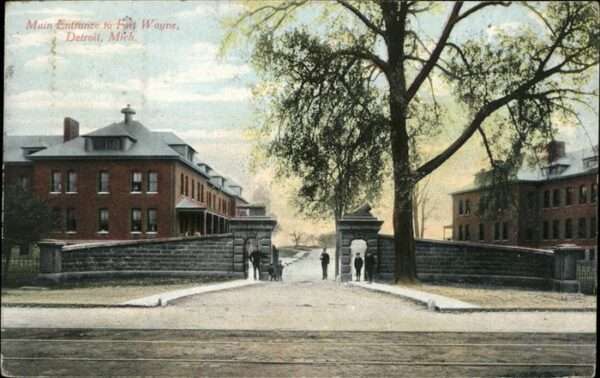 Detroit Michigan Main Entrance