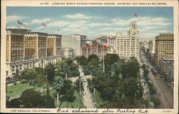 Los Angeles California Pershing Park