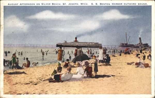 St Joseph Michigan Silver Beach Dampfer S.S. Benton