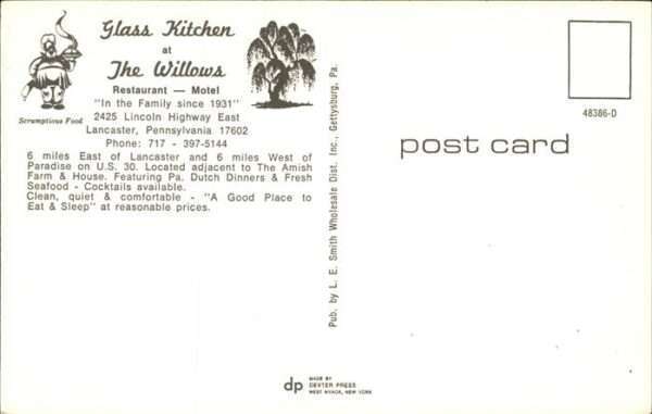 Lancaster Pennsylvania Glass Kitchen The Willows Motel – Bild 2