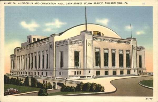 Philadelphia Pennsylvania Municipal Auditorium Convention Hall