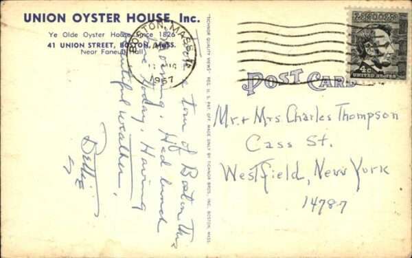 Boston Massachusetts Oyster House – Bild 2
