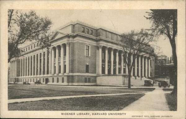 Bibliothek Library Widener Library