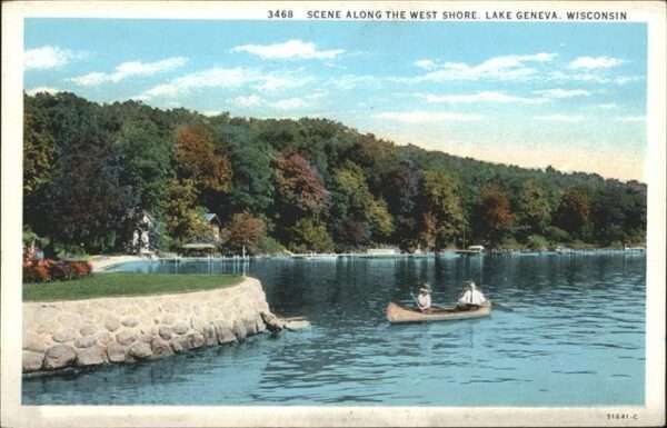 Lake Geneva Wisconsin Along West Shore