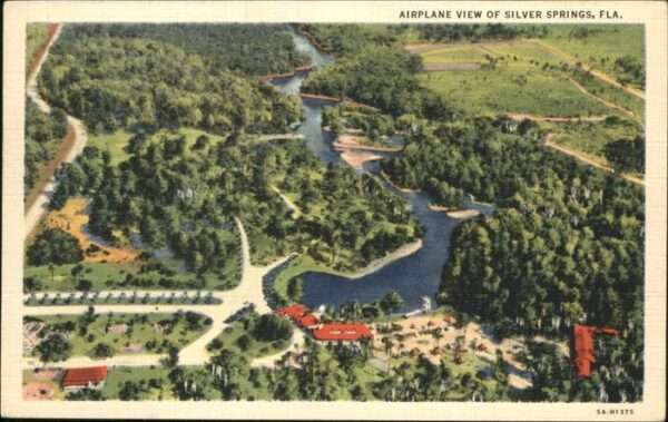 Silver Springs Florida Airplane View
