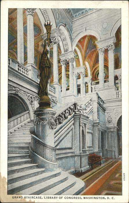 Bibliothek Library Grand Staircase Library