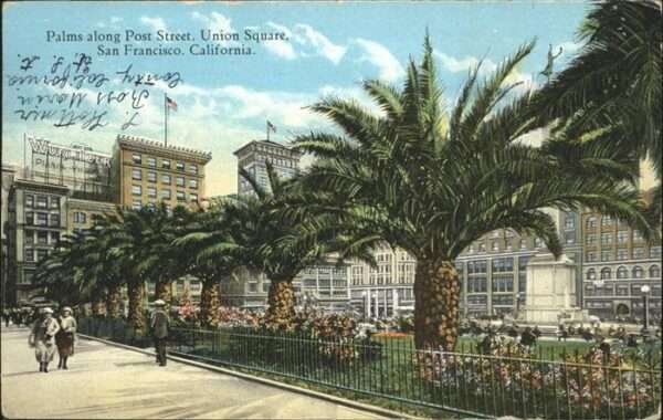 San Francisco California Post Street Union Square