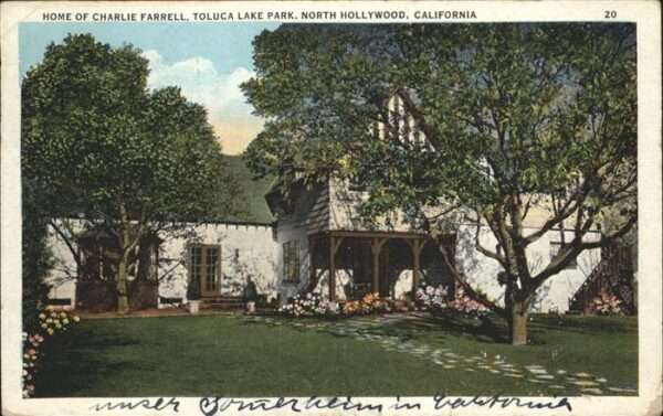 North Hollywood Home of Charlie Farrell Toluca Lake Par