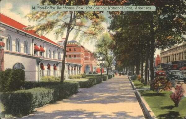 Hot Springs National Park Million Dollar Bathhouse Row