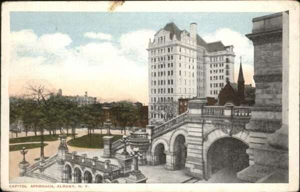 Albany New York Capitol Approach