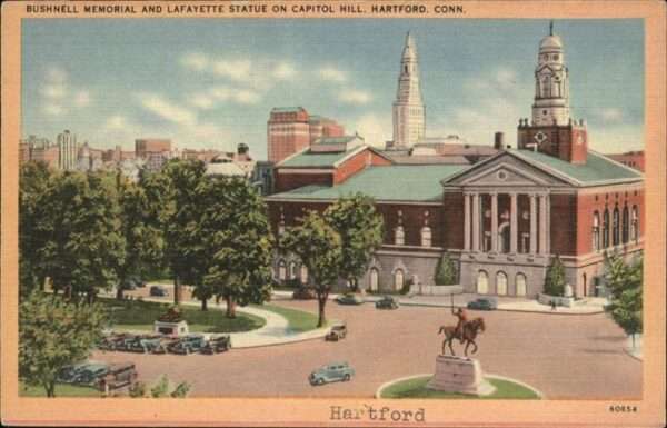 Hartford Connecticut Bushnell Memorial
Lafayette Statue