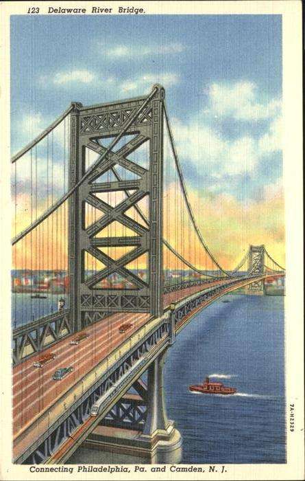Philadelphia Pennsylvania Delaware River Bridge