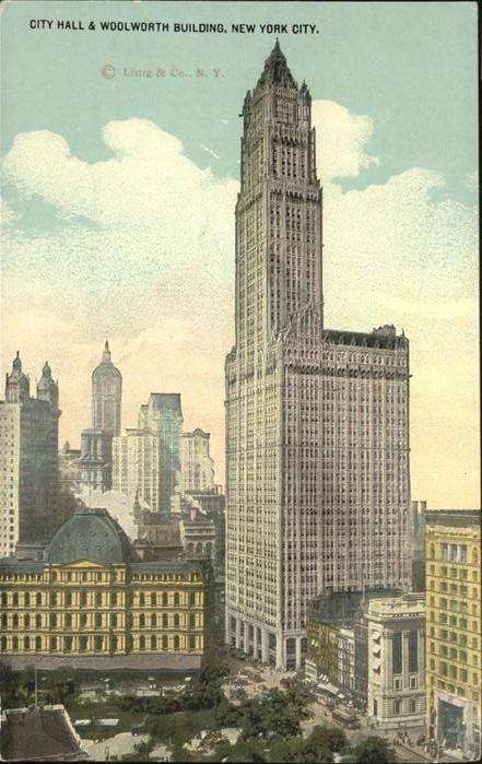 New York City City Hall
Woolworth Building