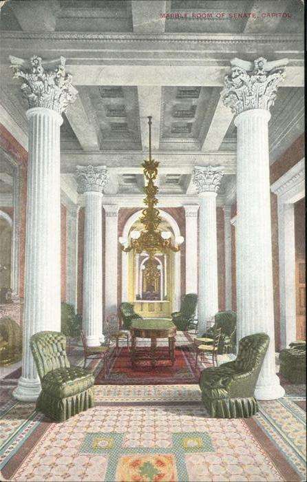 New York City marble Room
Senate
Capitol