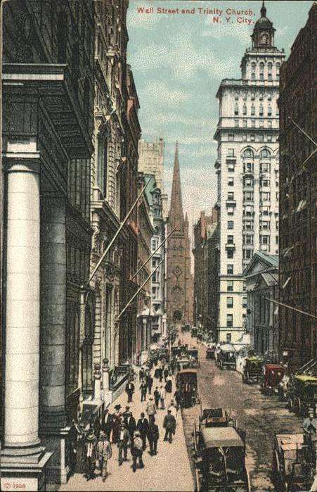 New York City Wall Street
Trinity Church
