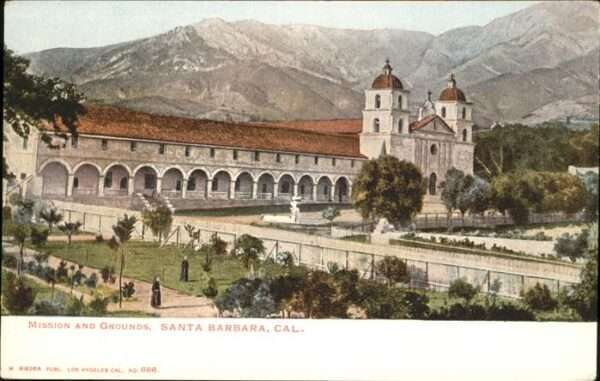 Santa Barbara California Mission Grounds