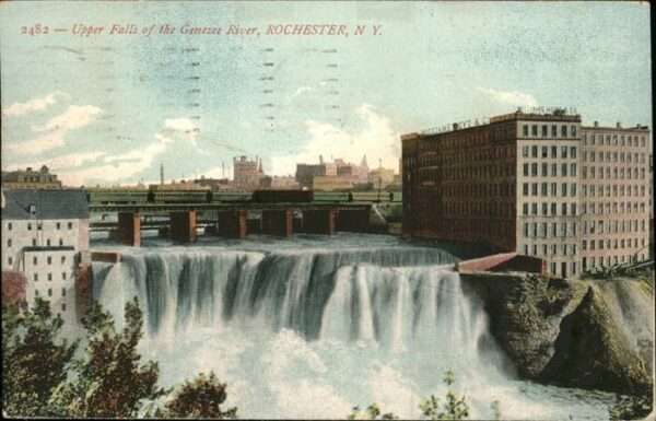 Rochester New York Upper Falls Genesee River