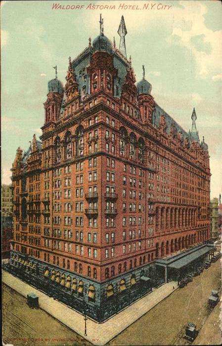 New York City Waldorf Astoria Hotel