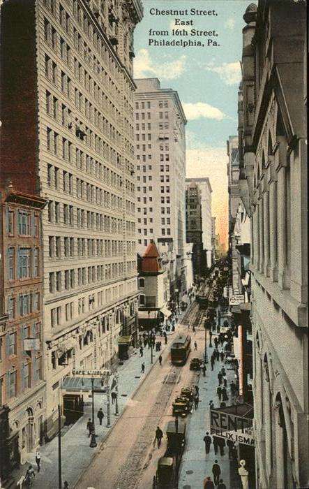 Philadelphia Pennsylvania Chestnud Street