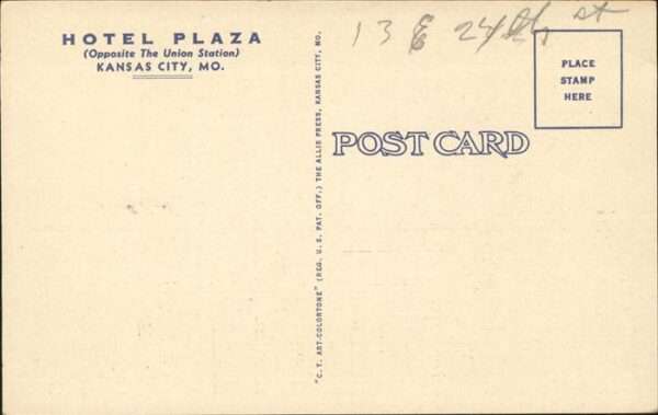 Kansas City Missouri Hotel Plaza – Bild 2