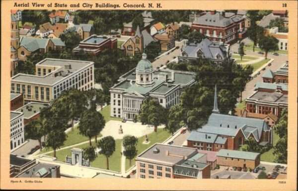 Concord New Hampshire Aerial View
City Buildings