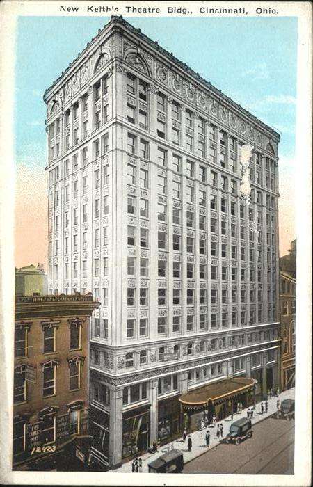 Cincinnati Ohio New Keith`s Theatre Bldg.