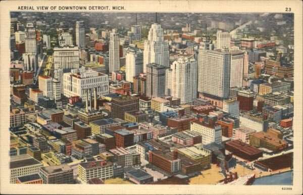 Detroit Michigan Aerial View
Downtown