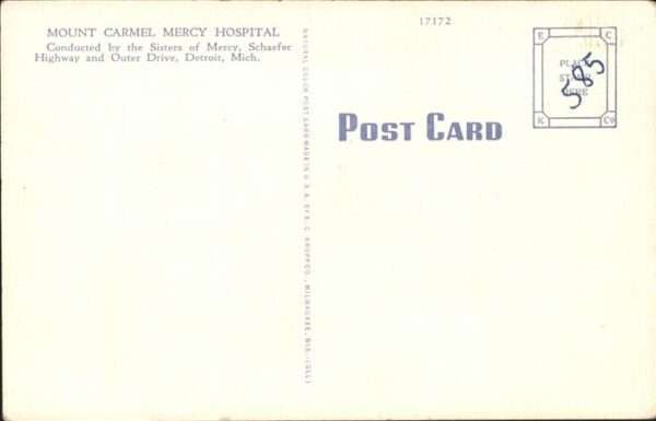 Detroit Michigan Mount Carmel Mercy Hospital – Bild 2