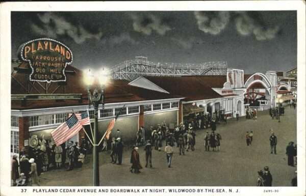 Wildwood New Jersey Playland Cedar Avenue
Boardwalk
At Ni