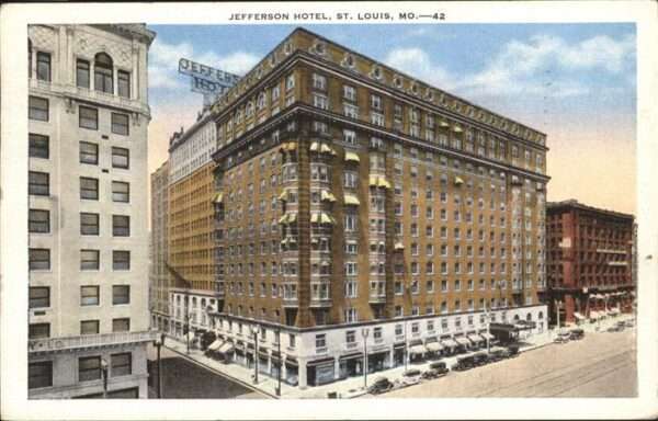 St Louis Missouri Jefferson Hotel