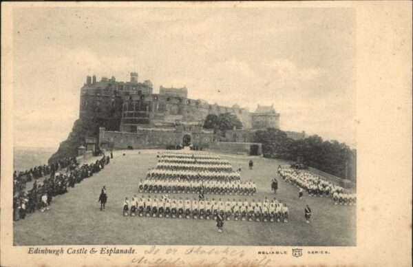 Edinburgh Scotland Castle Esplanade