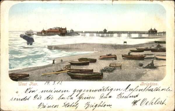 Brighton East Sussex West Pier Boot