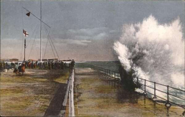 Eastbourne Sussex Rough Sea Redoubt