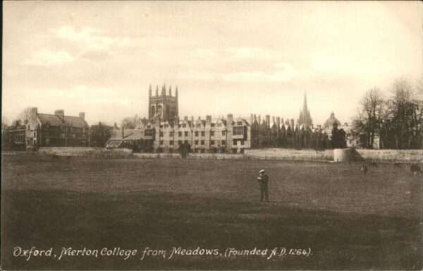 Oxford Oxfordshire Merton College Meadows