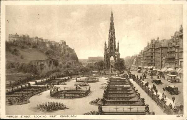 Edinburgh Scotland Princes Street