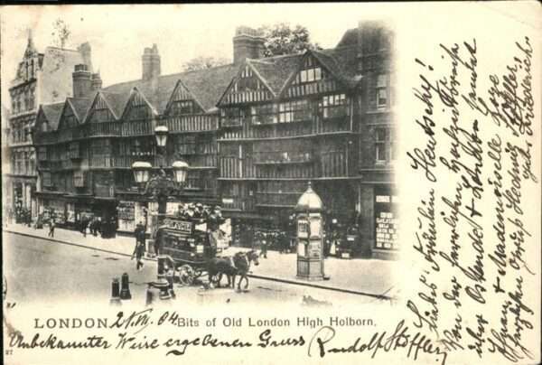 London Old London High Holborn Kutsche